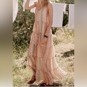 Sezane Ama Maxi Dress, floral, size 4 (EU sz 36)